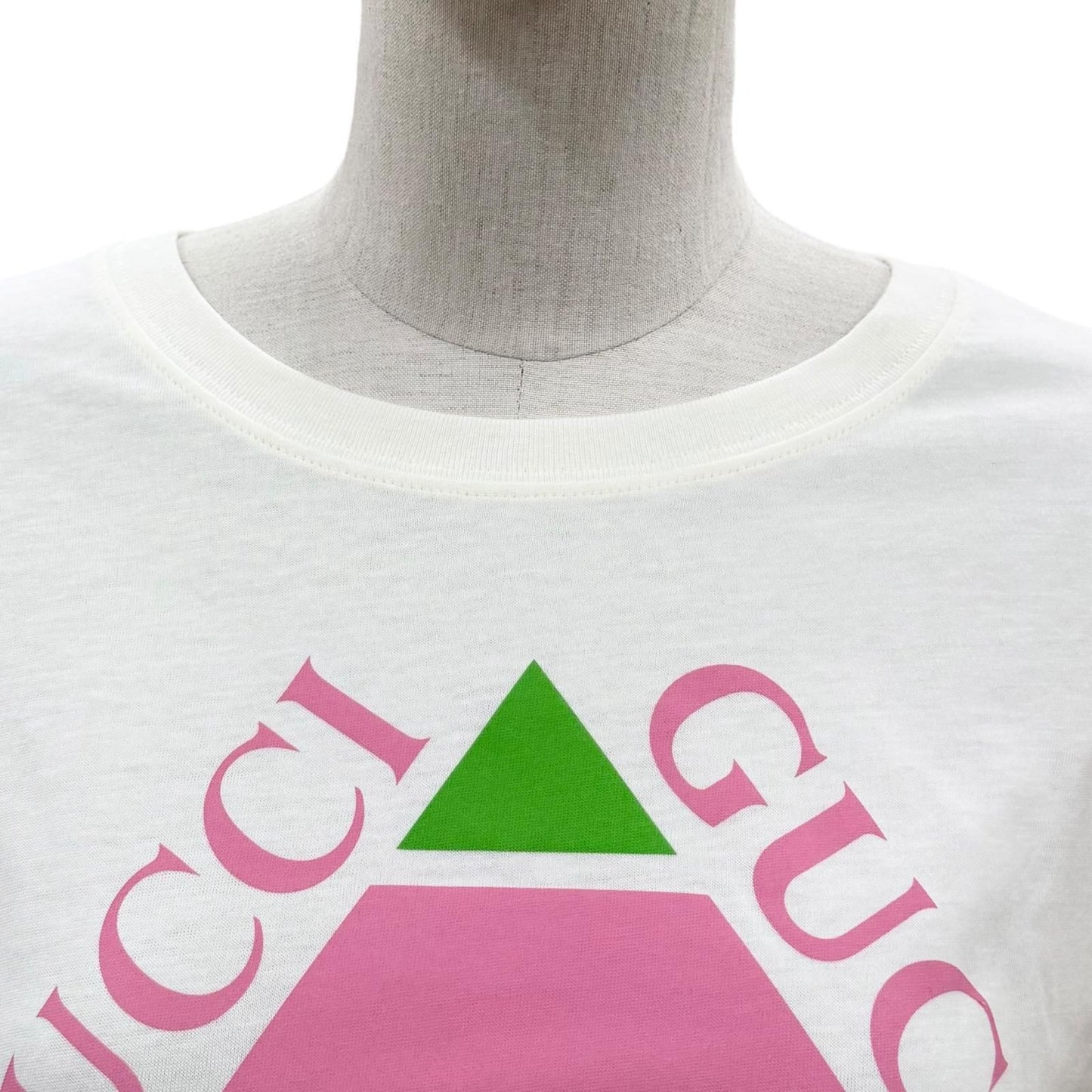 Gucci Cotton 100% Interlocking Short Sleeve T-Shirt White — view 4