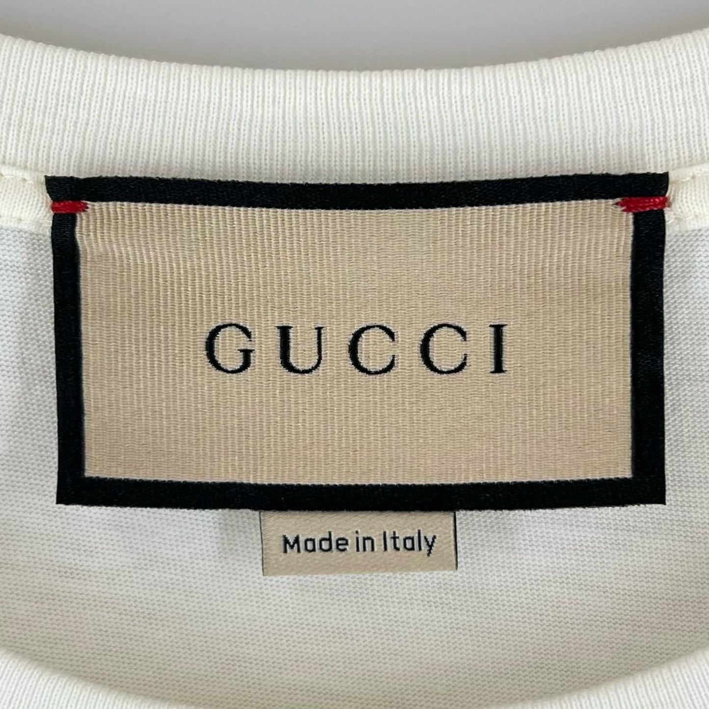 Gucci Cotton 100% Interlocking Short Sleeve T-Shirt White — view 6