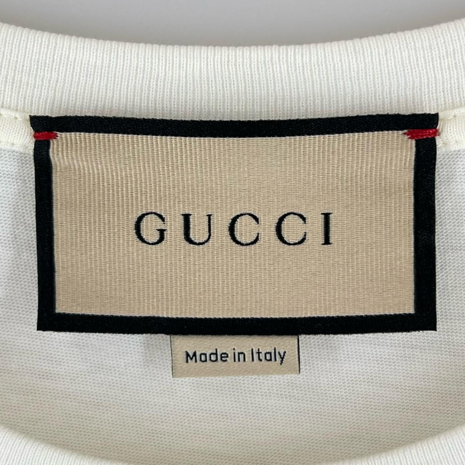 Gucci Cotton 100% Interlocking Short Sleeve T-Shirt White — view 6