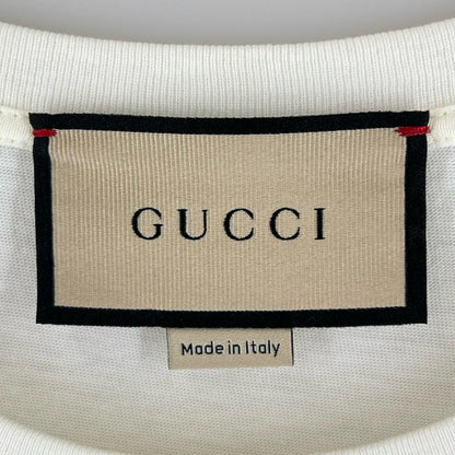 Gucci Cotton 100% Interlocking Short Sleeve T-Shirt White — view 6