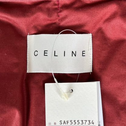 Celine Macadam Pattern Slipper Feather Shoulder Pad Down Vest — view 5