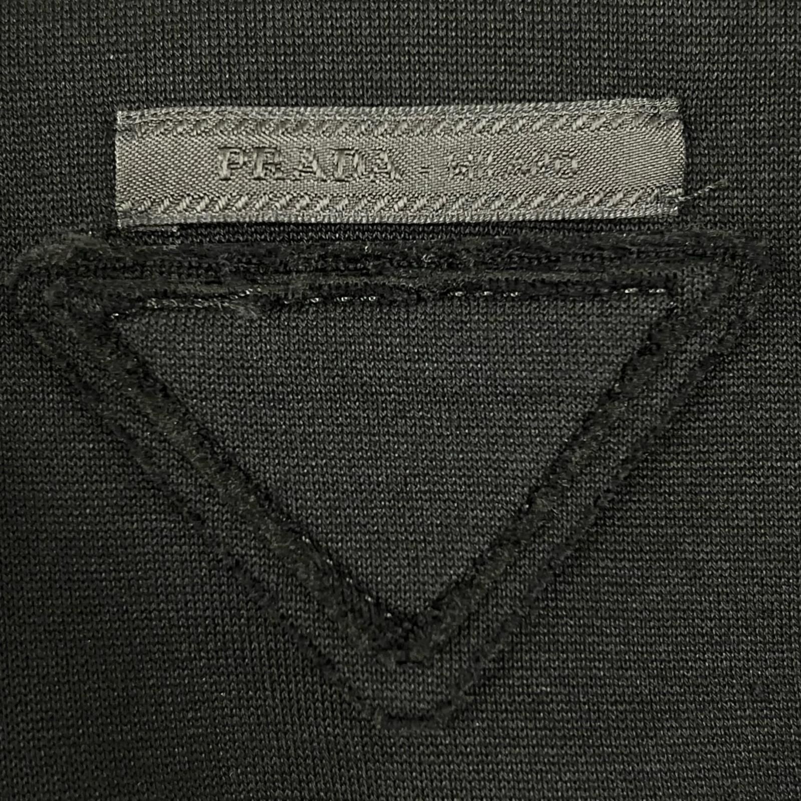 Prada Over Silhouette Hoodie Black XS — view 5
