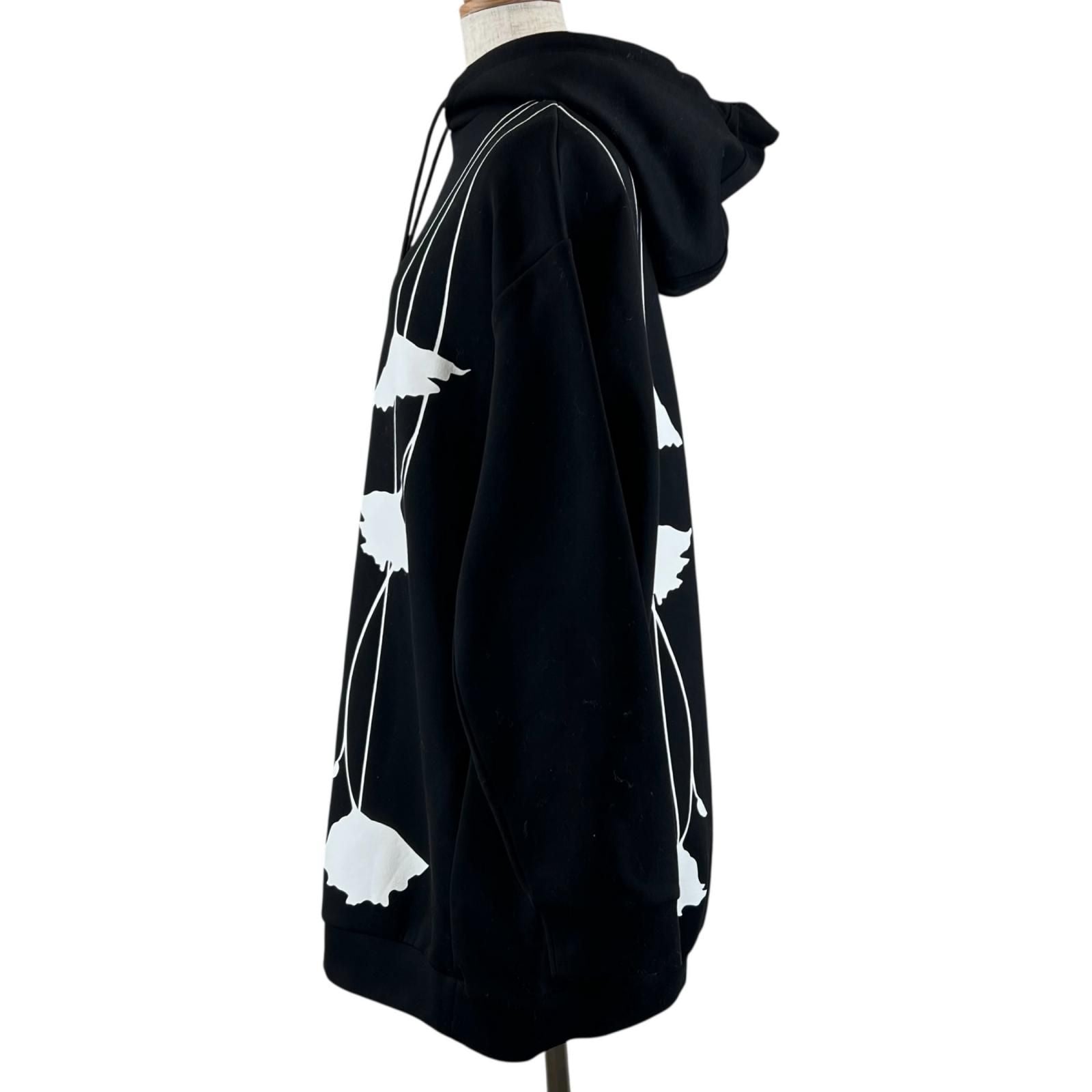 Prada Over Silhouette Hoodie Black XS — view 4