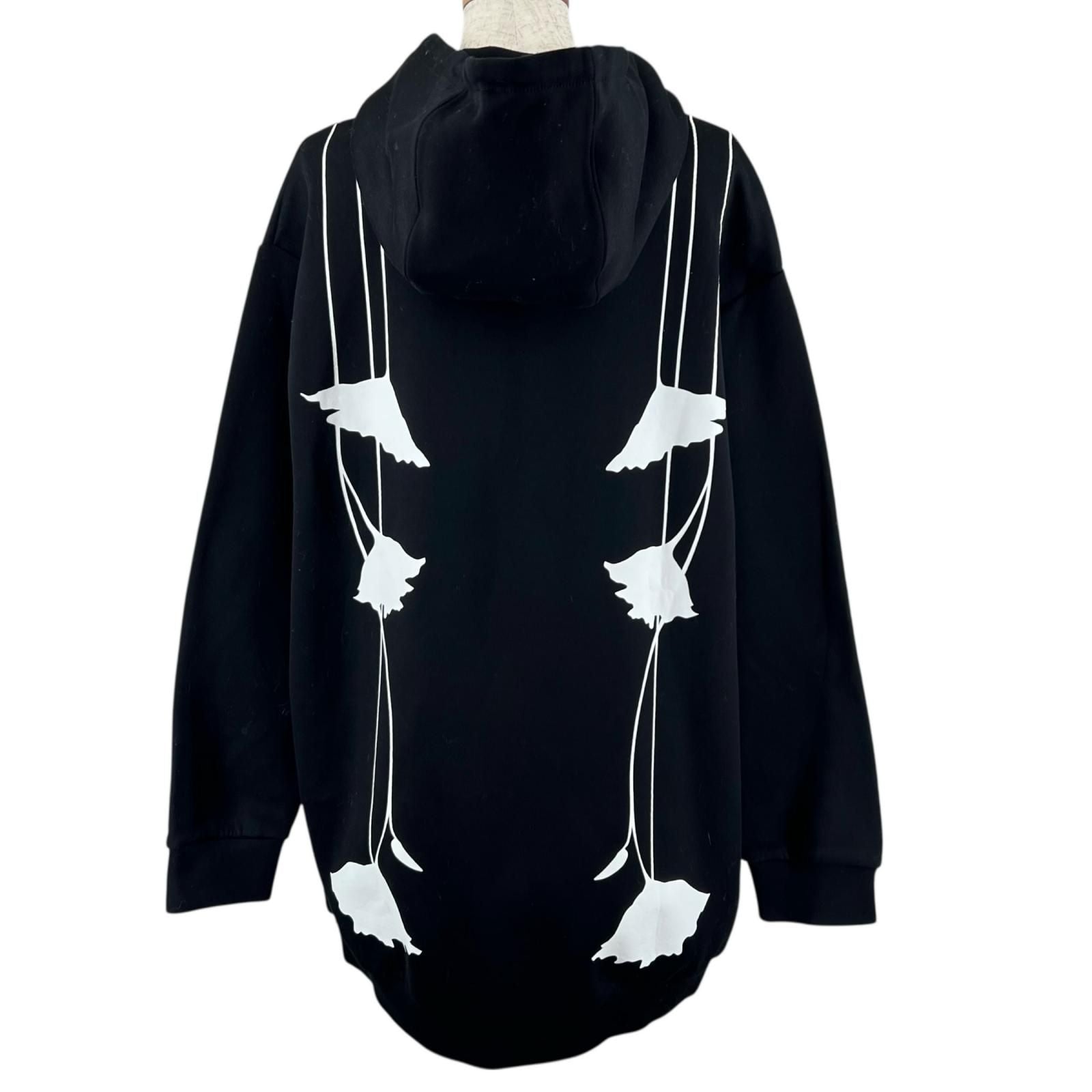 Prada Over Silhouette Hoodie Black XS — view 2
