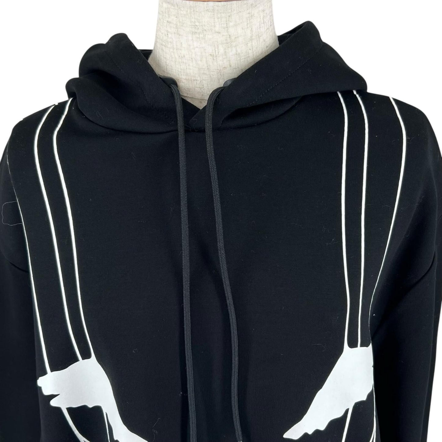 Prada Over Silhouette Hoodie Black XS — view 3