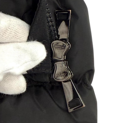 Moncler Flammette Logo with Patch Zip Up Jacket Coat Down Black — view 6