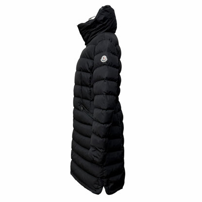 Moncler Flammette Logo with Patch Zip Up Jacket Coat Down Black — view 2
