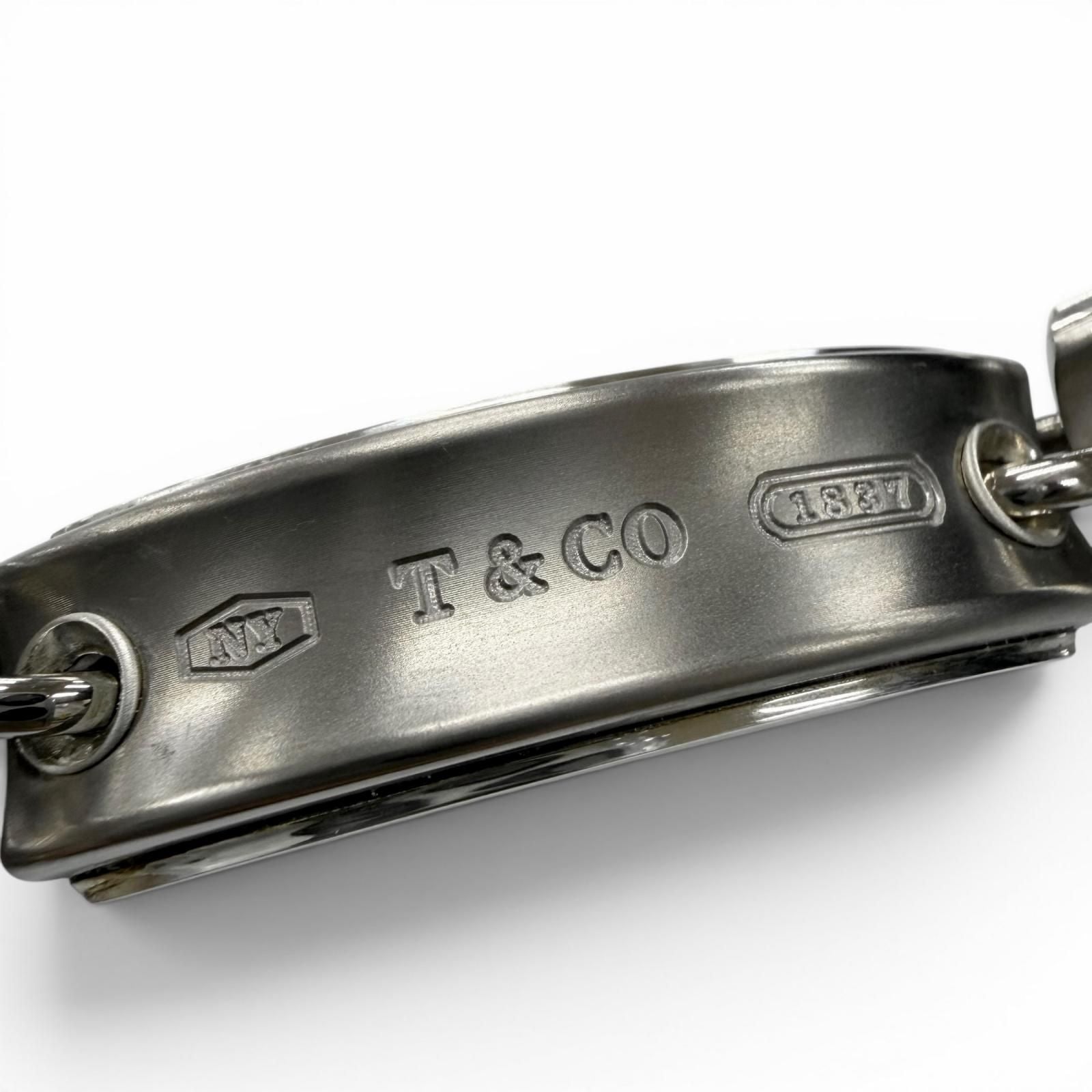 Tiffany & Co Plate Link 925 Bracelet Silver — view 4