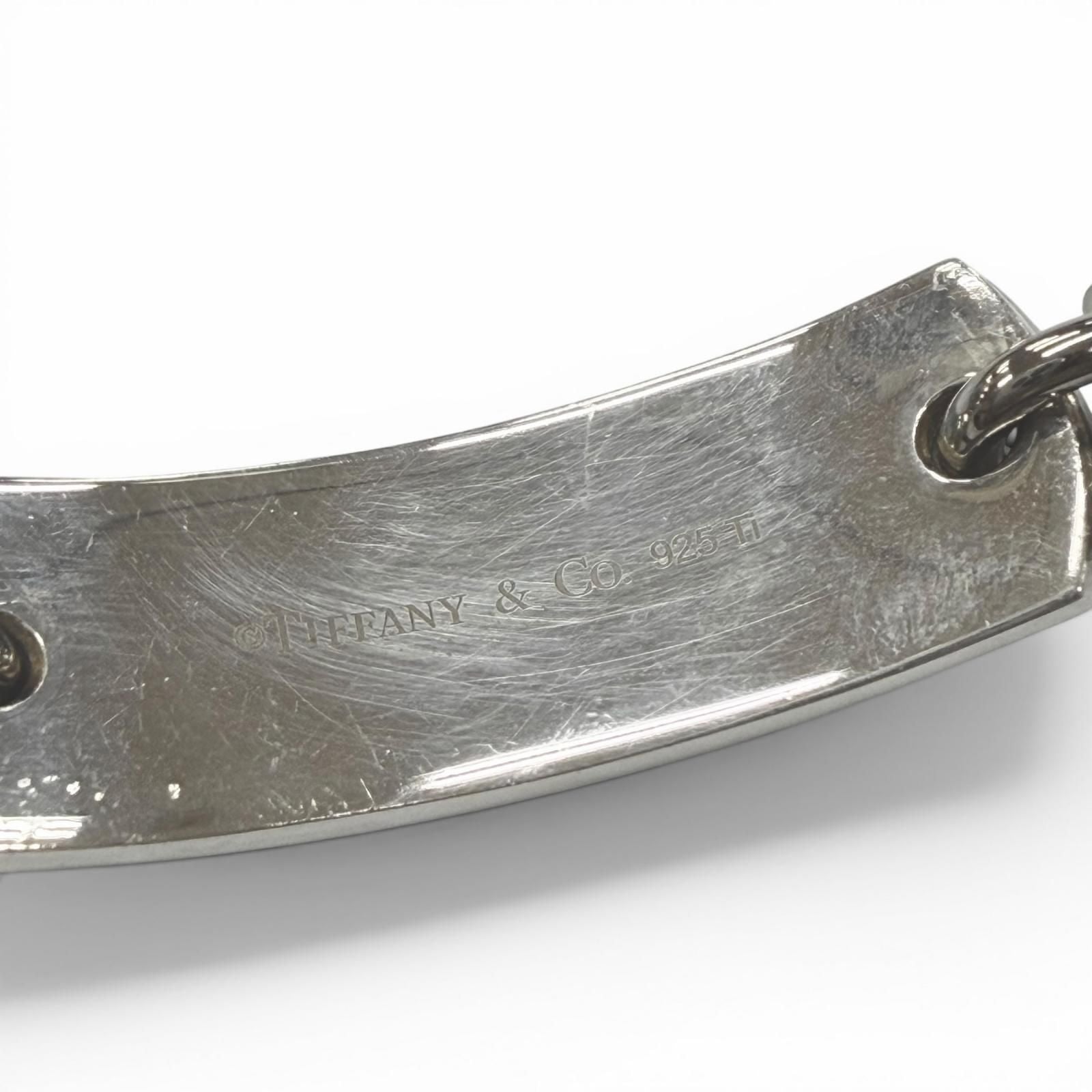 Tiffany & Co Plate Link 925 Bracelet Silver — view 5