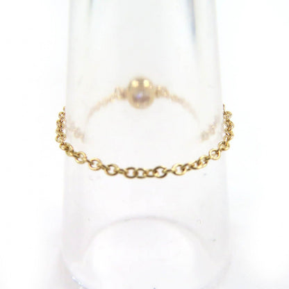 Tiffany & Co by the Yard Chain Ring 750 Diamond Frame Diameter mm Yellow Gold — view 5