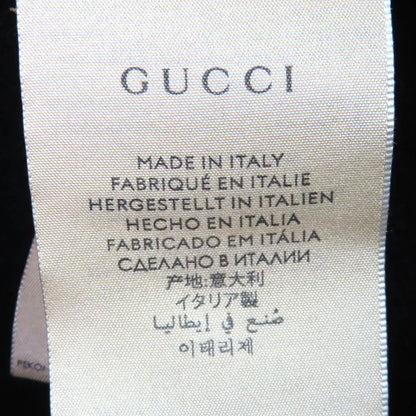 Gucci Horsebit Leather Belt Rabbit Hair Felt Hat Fedora Hat Black Gold 59 — view 9