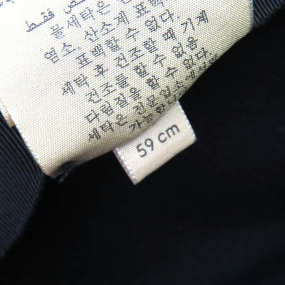 Gucci Horsebit Leather Belt Rabbit Hair Felt Hat Fedora Hat Black Gold 59 — view 8
