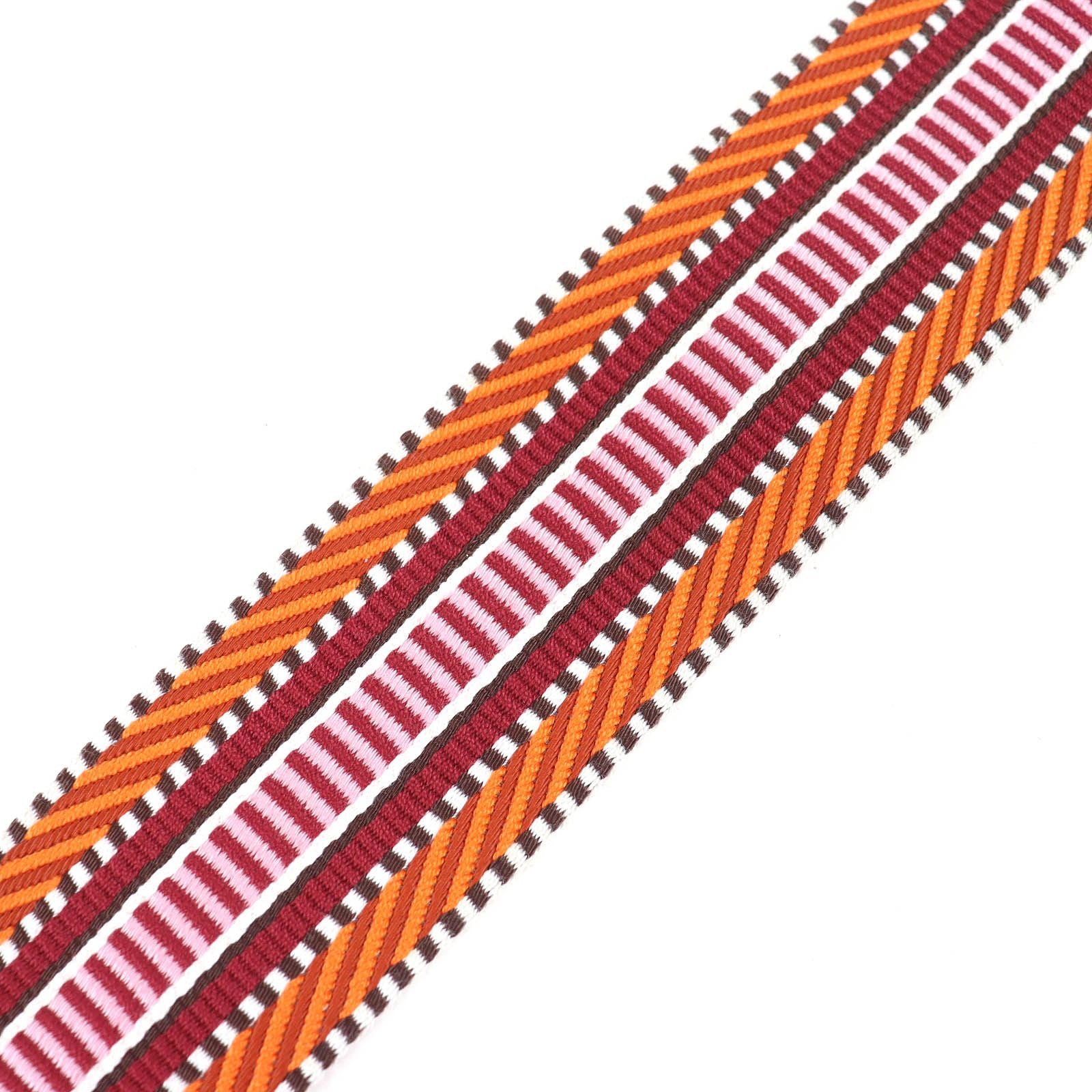 Hermes Bandouliere Sangle Caval Shoulder Strap Toile Ash Voswift Orange Minium — view 3