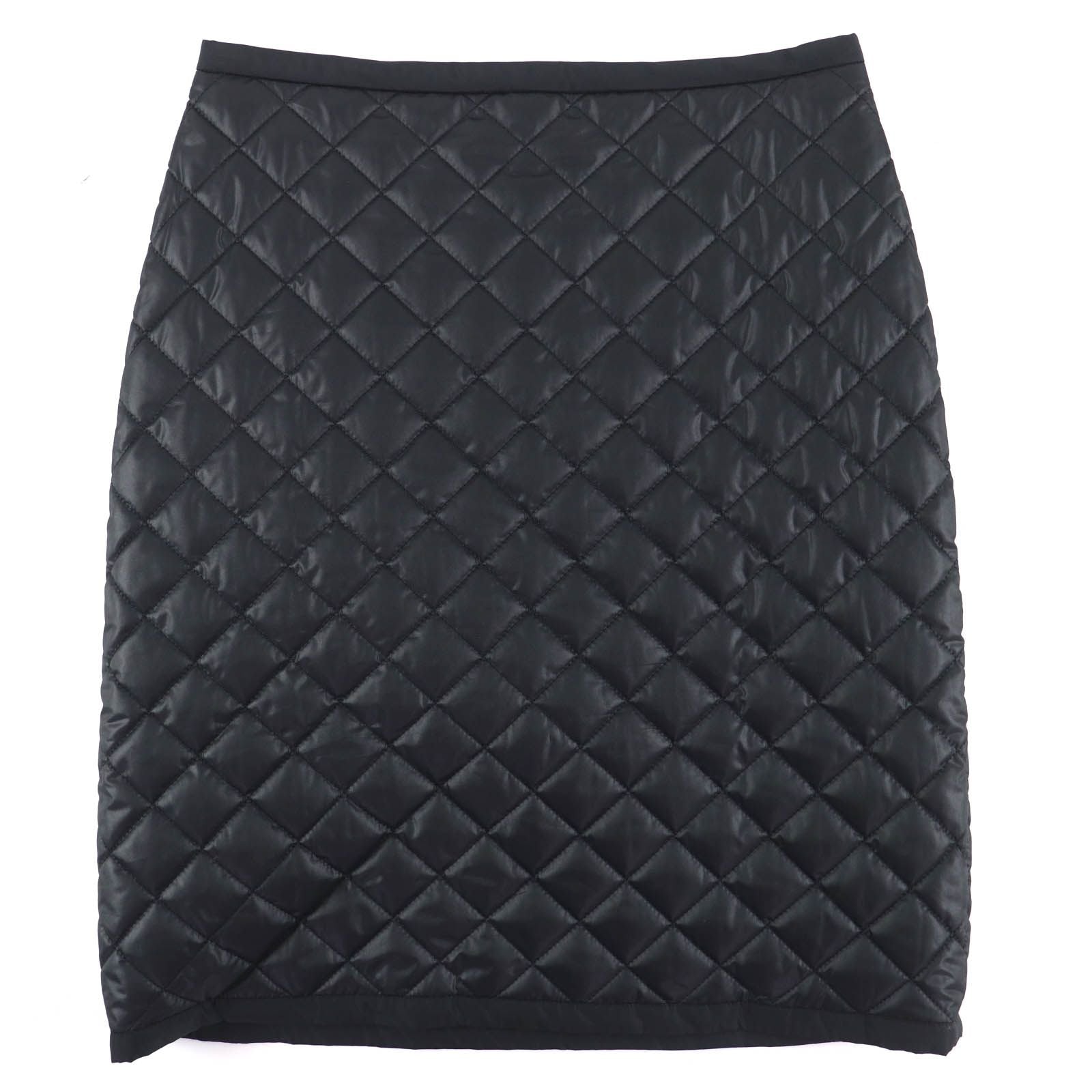 Louis Vuitton Quilted Skirt Tight Black 34