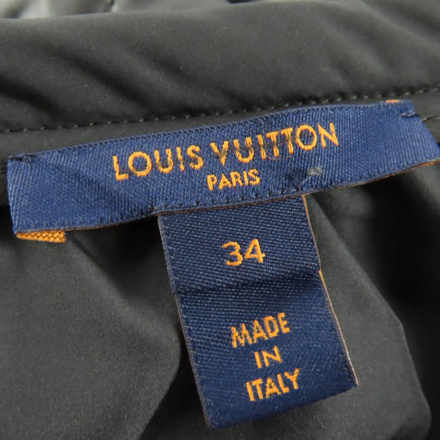 Louis Vuitton Quilted Skirt Tight Black 34 — view 6