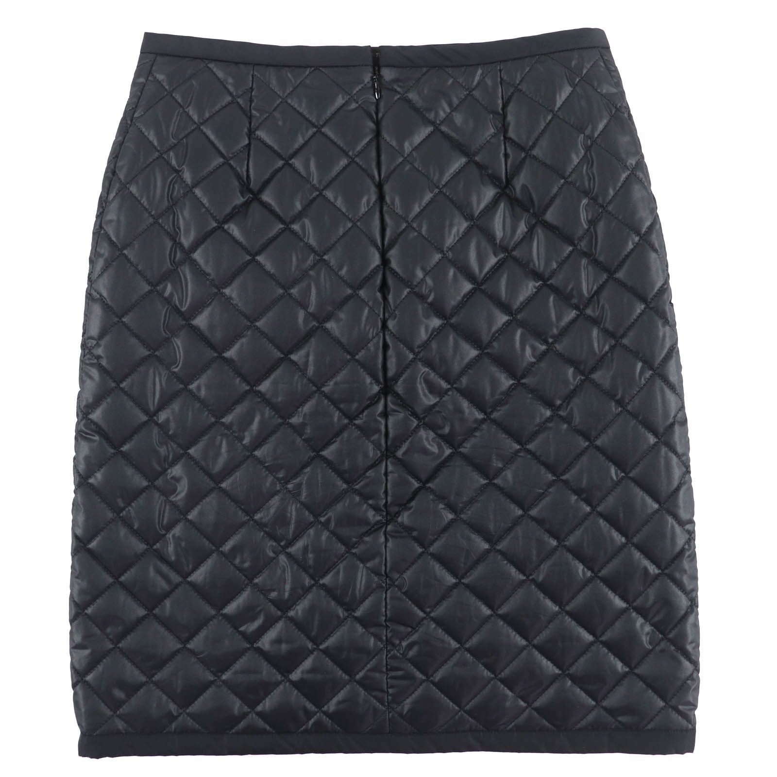 Louis Vuitton Quilted Skirt Tight Black 34 — view 2