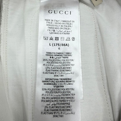 Gucci Anniversary Jumbo GG Monogram Track Pants Jogger Beige — view 7