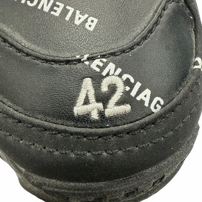 Balenciaga Triple S Leather Allover Logo All Pattern Sneakers Black — view 8