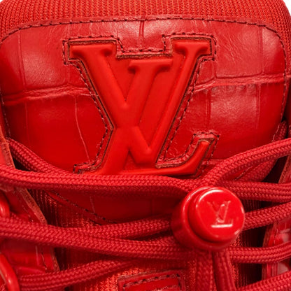 Louis Vuitton LV Trainer Maxi Line Leather Croco Sneaker — view 7