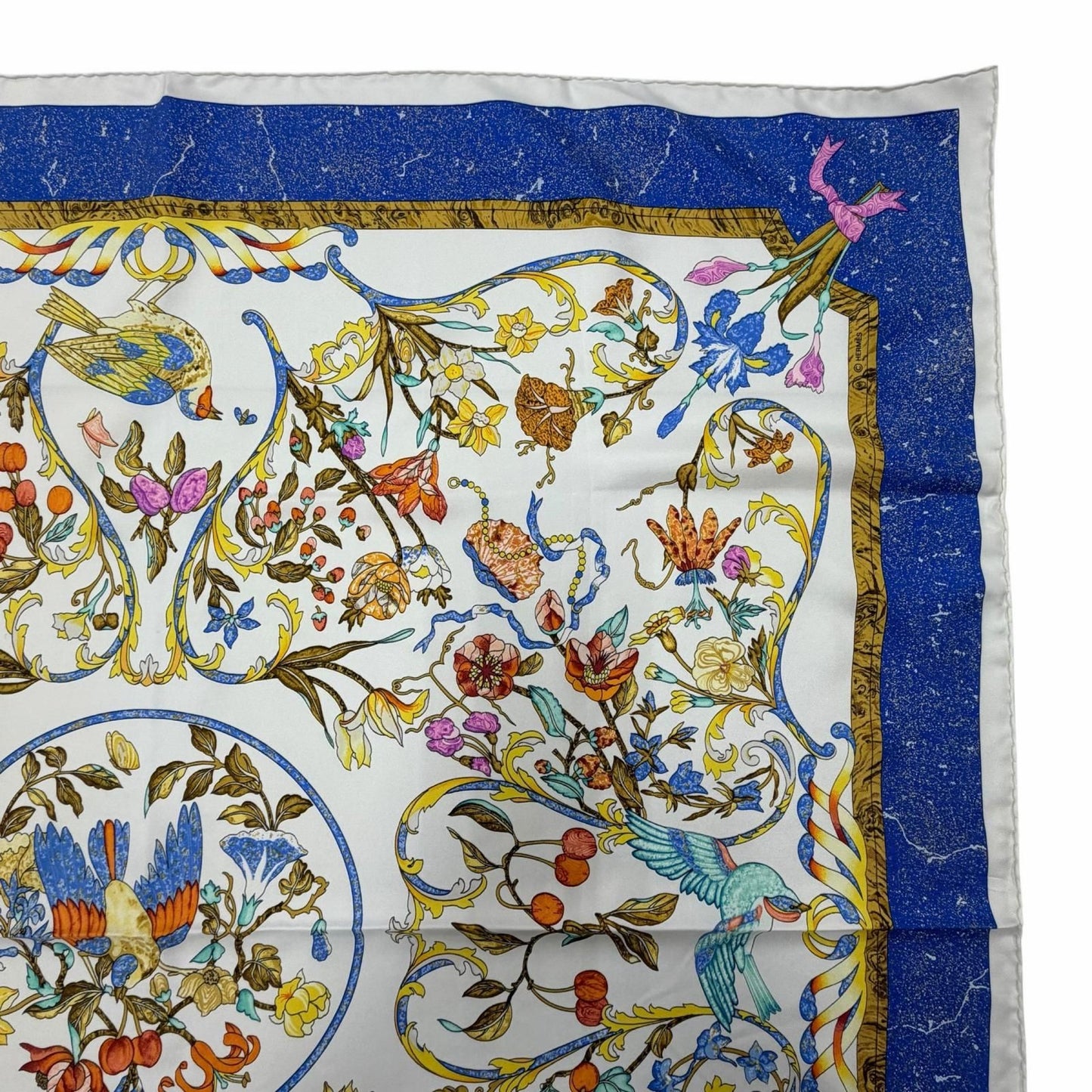 Hermes Carre 90 Pierres D'orient Et D'occident Oriental and Western Silk 100% — view 3