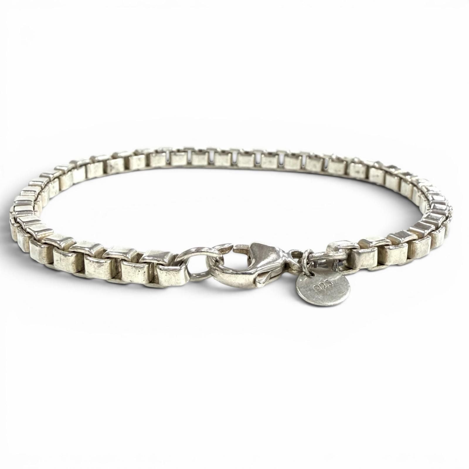 Tiffany & Co Venetian Link 925 Chain Bracelet Silver — view 3