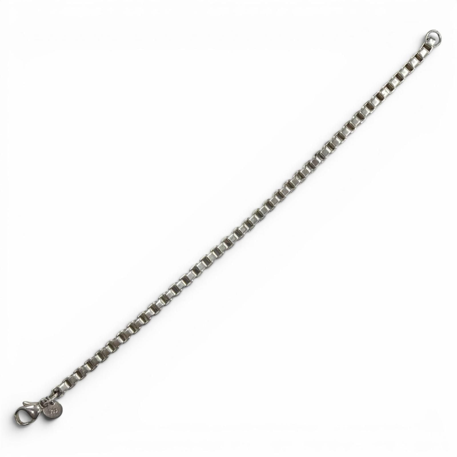 Tiffany & Co Venetian Link 925 Chain Bracelet Silver — view 5