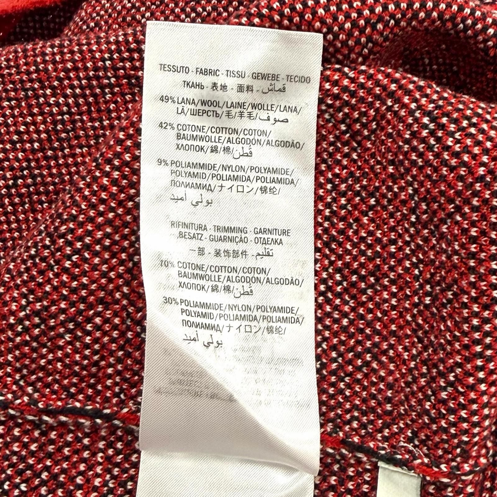 Gucci Wool Blend Taiga Button All Over Pattern Crew Neck Long Sleeve Knit — view 8