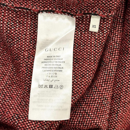 Gucci Wool Blend Taiga Button All Over Pattern Crew Neck Long Sleeve Knit — view 7