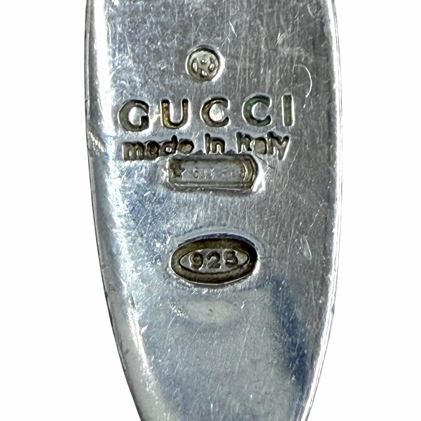 Gucci Oval Earrings Silver — view 5