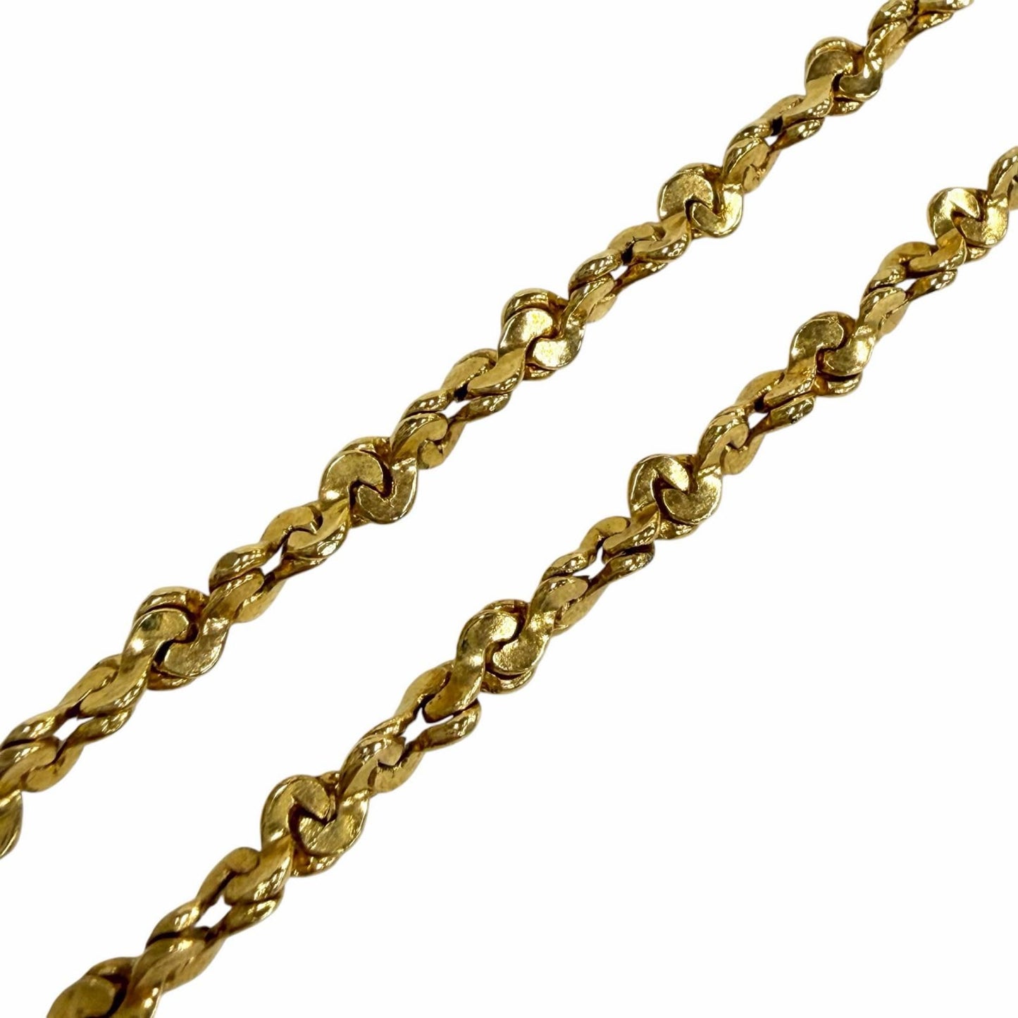 Saint Laurent Yves Vintage Ball Necklace Pendant Gold — view 4
