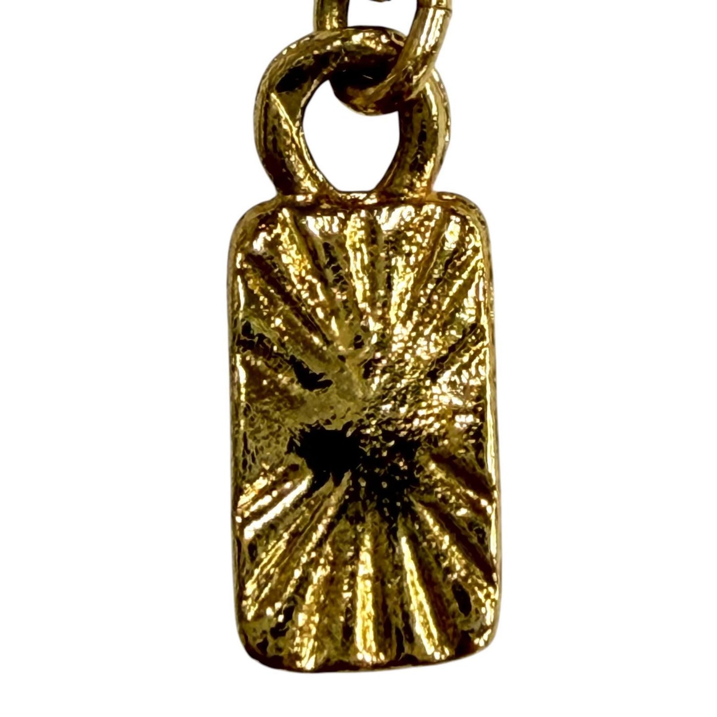 Saint Laurent Yves Vintage Ball Necklace Pendant Gold — view 7