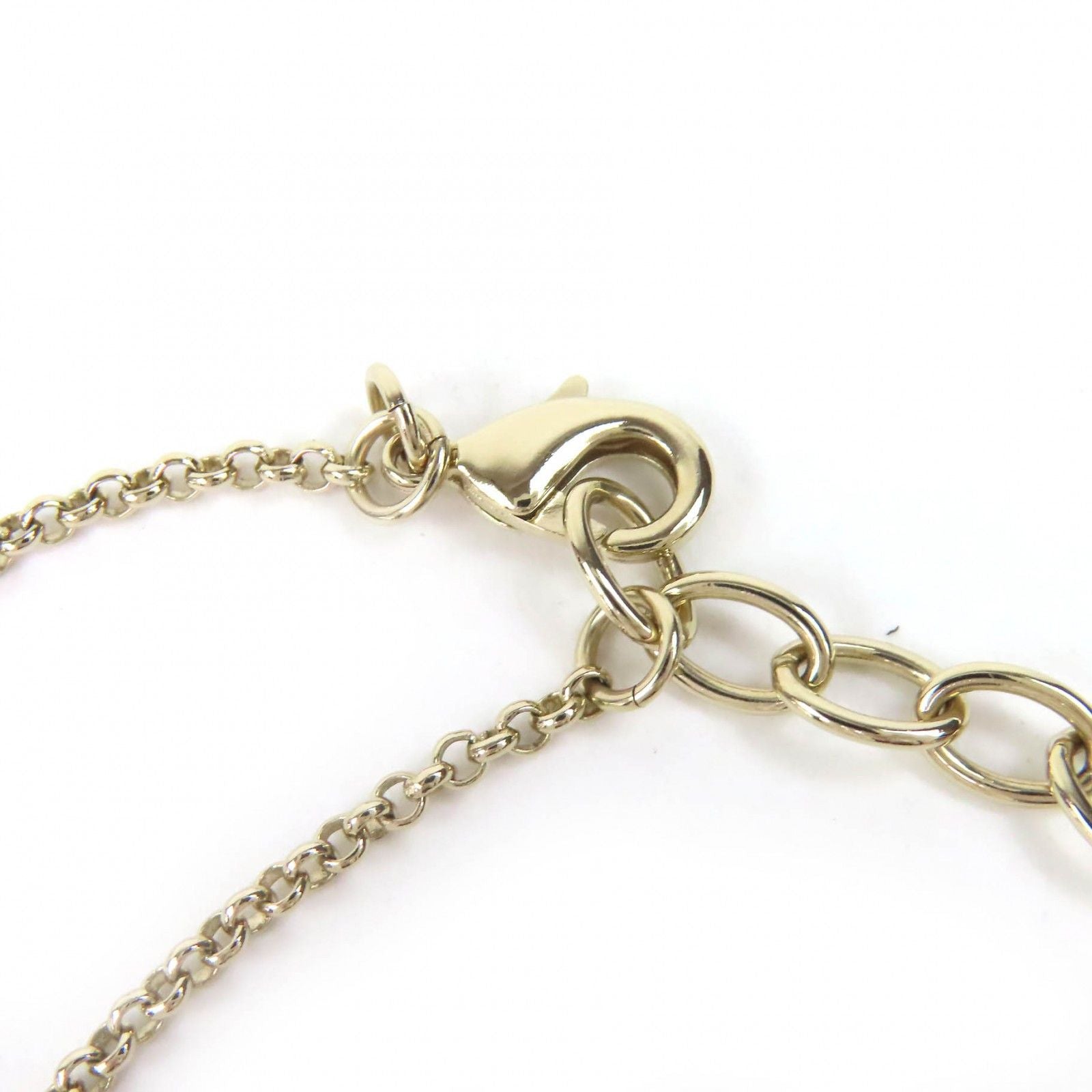 Chanel CC Logo Feather Pearl Strass Necklace Gold — view 8
