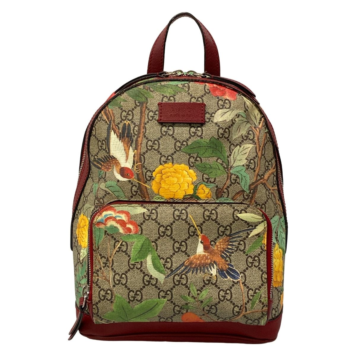 Gucci Backpack Sac GG Spruce Multian Small Back Bordeaux Beige Multi Leather