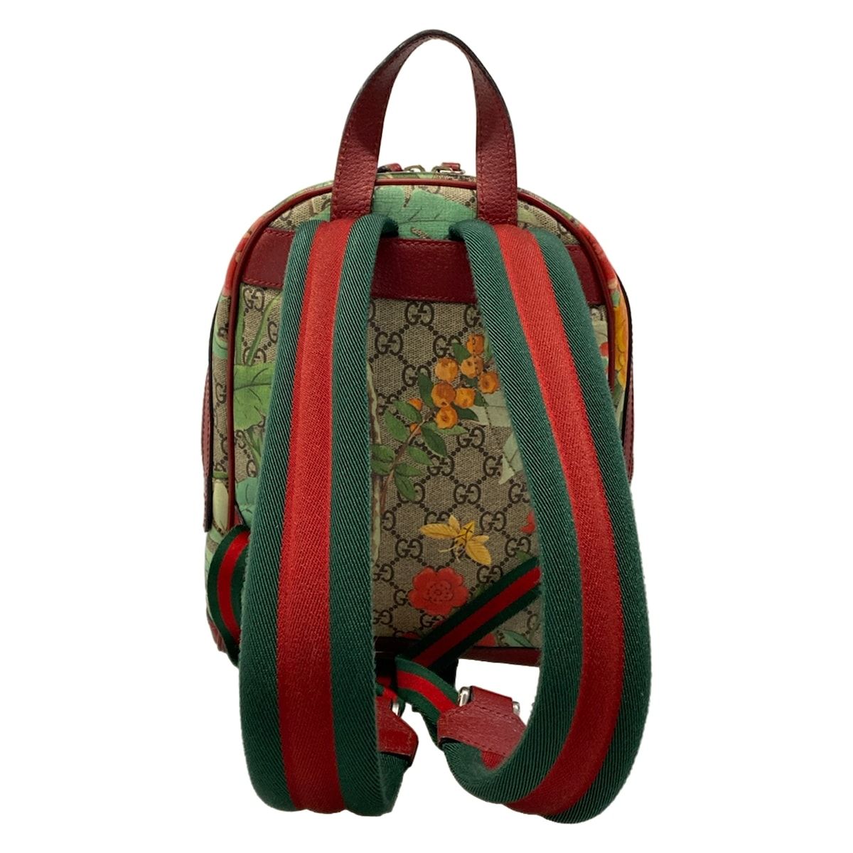Gucci Backpack Sac GG Spruce Multian Small Back Bordeaux Beige Multi Leather — view 3
