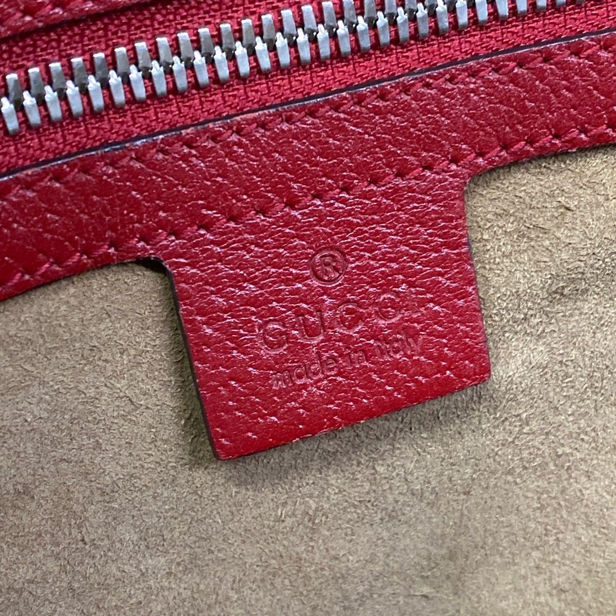Gucci Backpack Sac GG Spruce Multian Small Back Bordeaux Beige Multi Leather — view 8