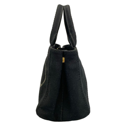 Prada Tote Canapa Black White — view 4
