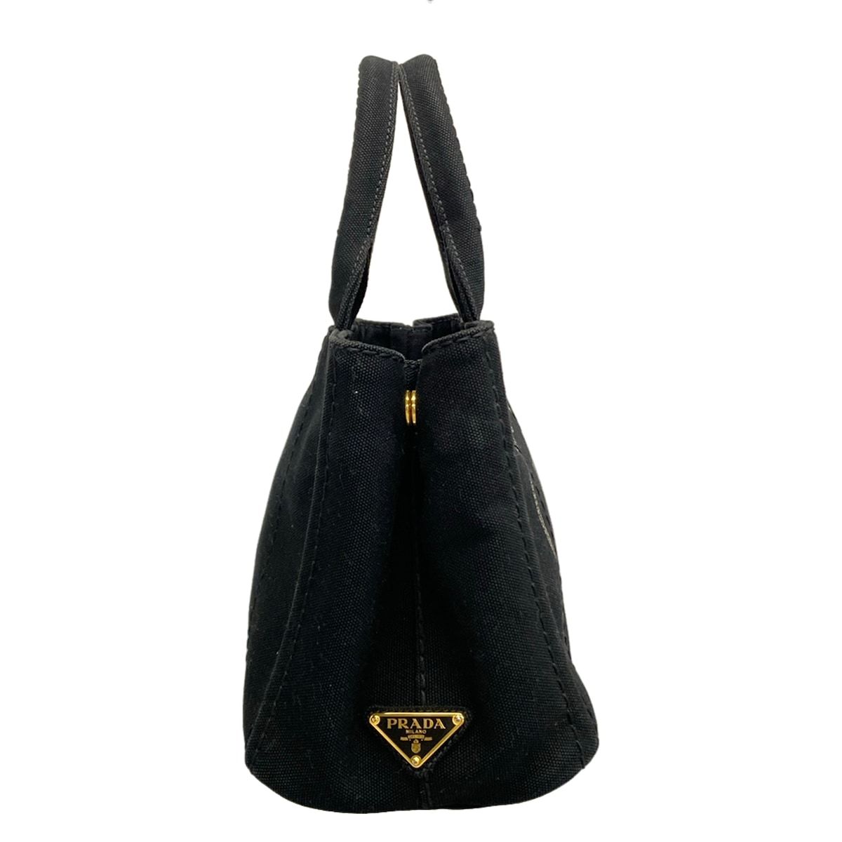 Prada Tote Canapa Black White — view 2