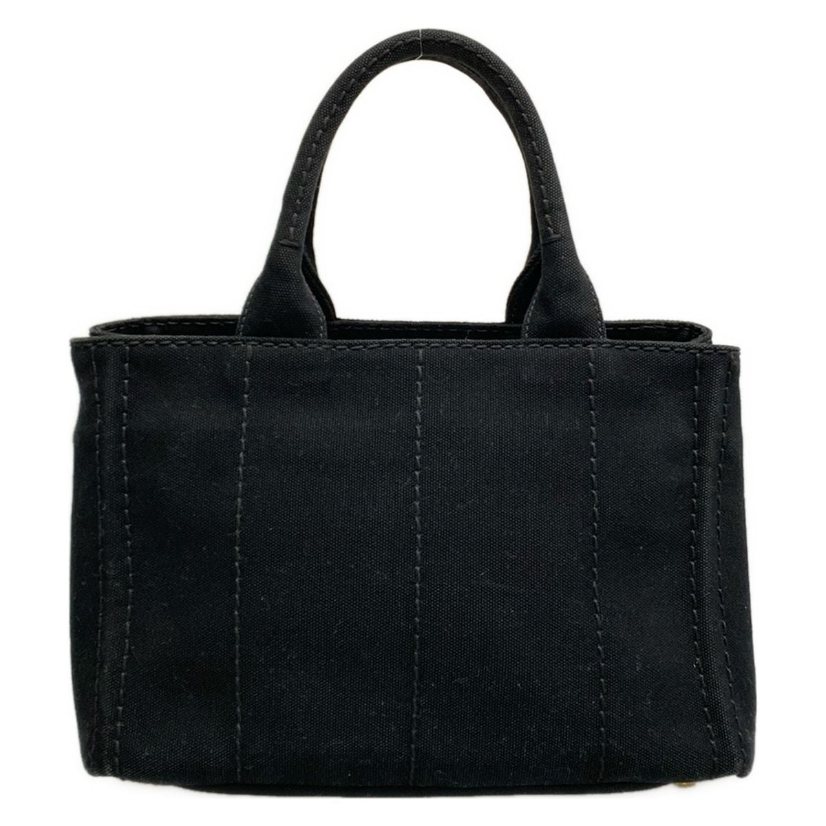 Prada Tote Canapa Black White — view 3