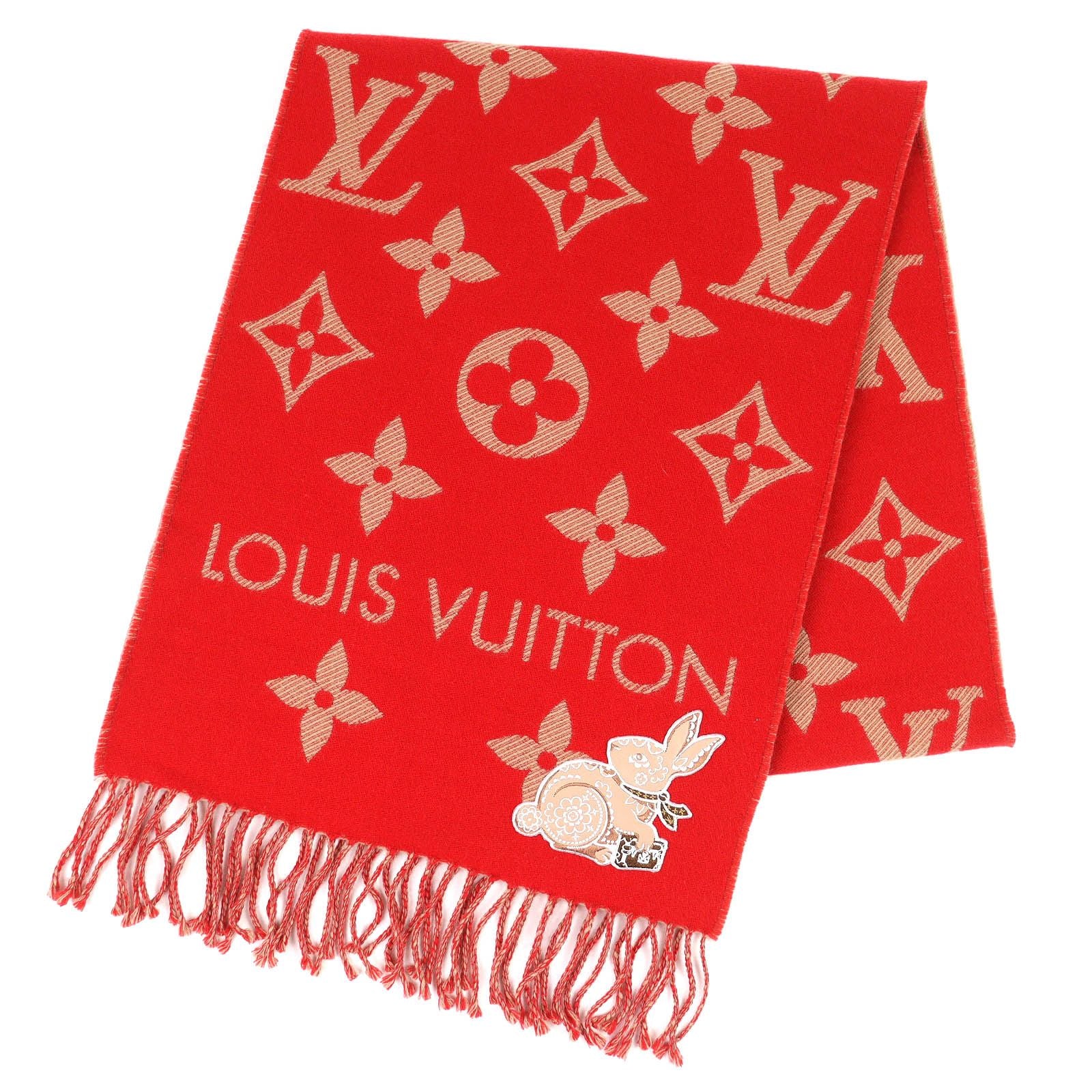 Louis Vuitton Echarpe LV Essential Precious Rabbit Wool 100% Zodiac Collection
