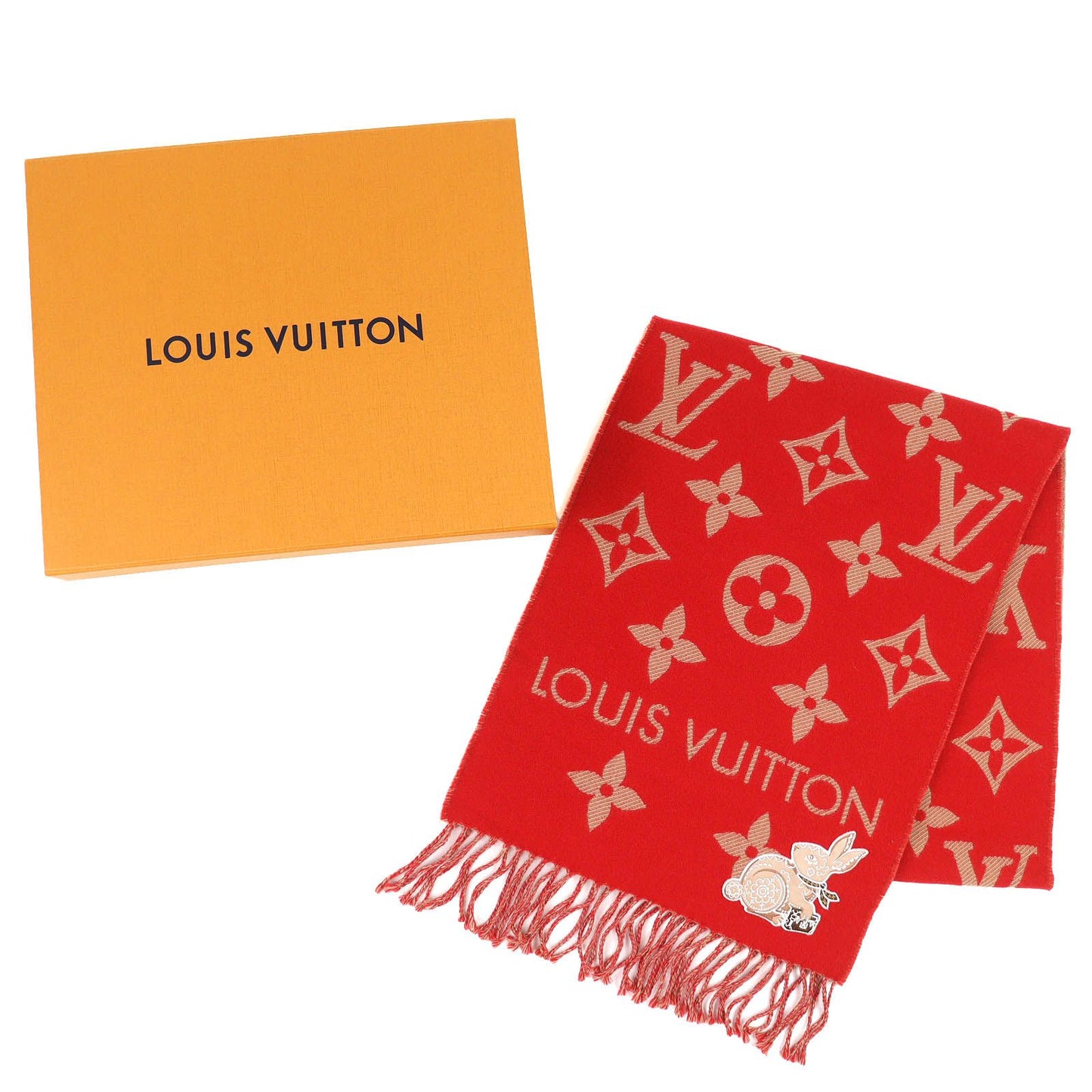 Louis Vuitton Echarpe LV Essential Precious Rabbit Wool 100% Zodiac Collection — view 2