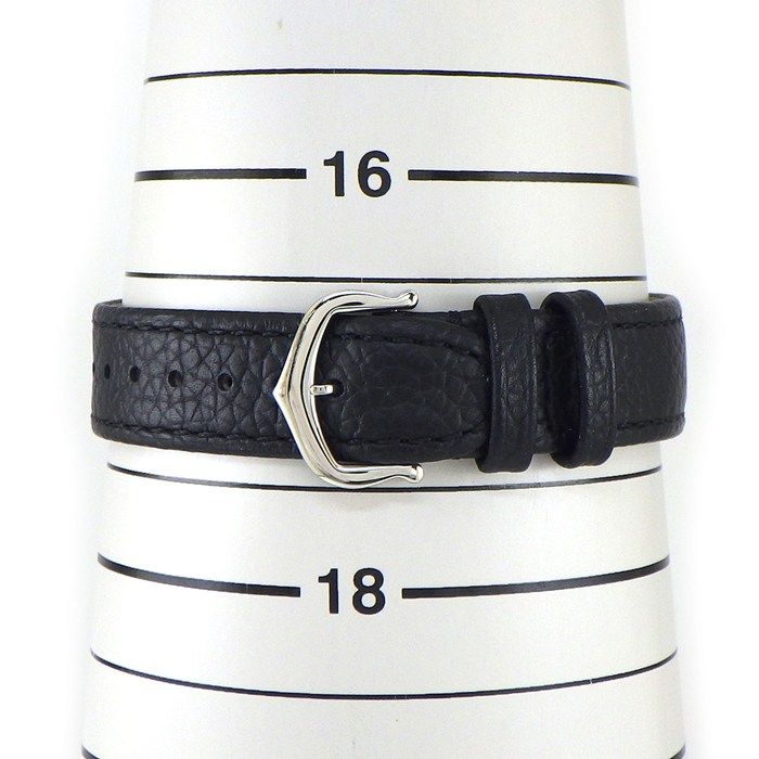 Cartier Watch Tank Mast SM Solar Beat Rectangular Silver Dial Roman Index Black — view 8