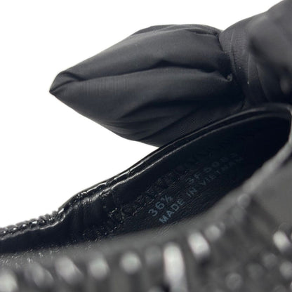 Prada Flat Shoes Ballet Ribbon Patent Black — view 8