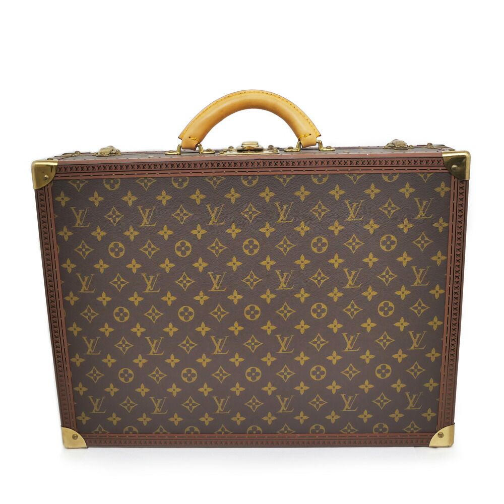 Louis Vuitton Monogram Bisten 55 Brown Trunk Travel Bag