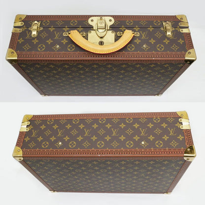 Louis Vuitton Monogram Bisten 55 Brown Trunk Travel Bag — view 3