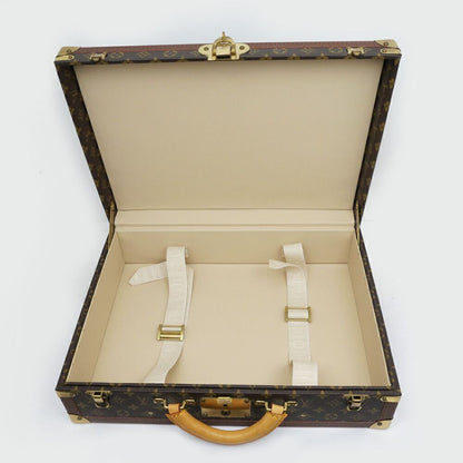 Louis Vuitton Monogram Bisten 55 Brown Trunk Travel Bag — view 5