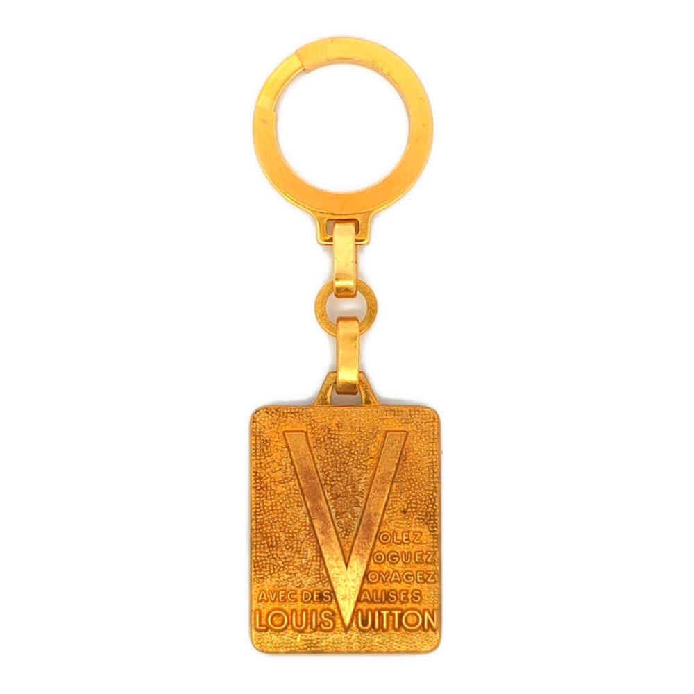 Louis Vuitton Vintage Key Ring Key Holder Key Case Gold — view 2