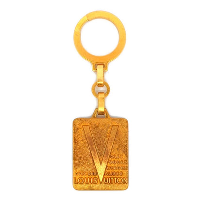 Louis Vuitton Vintage Key Ring Key Holder Key Case Gold — view 2