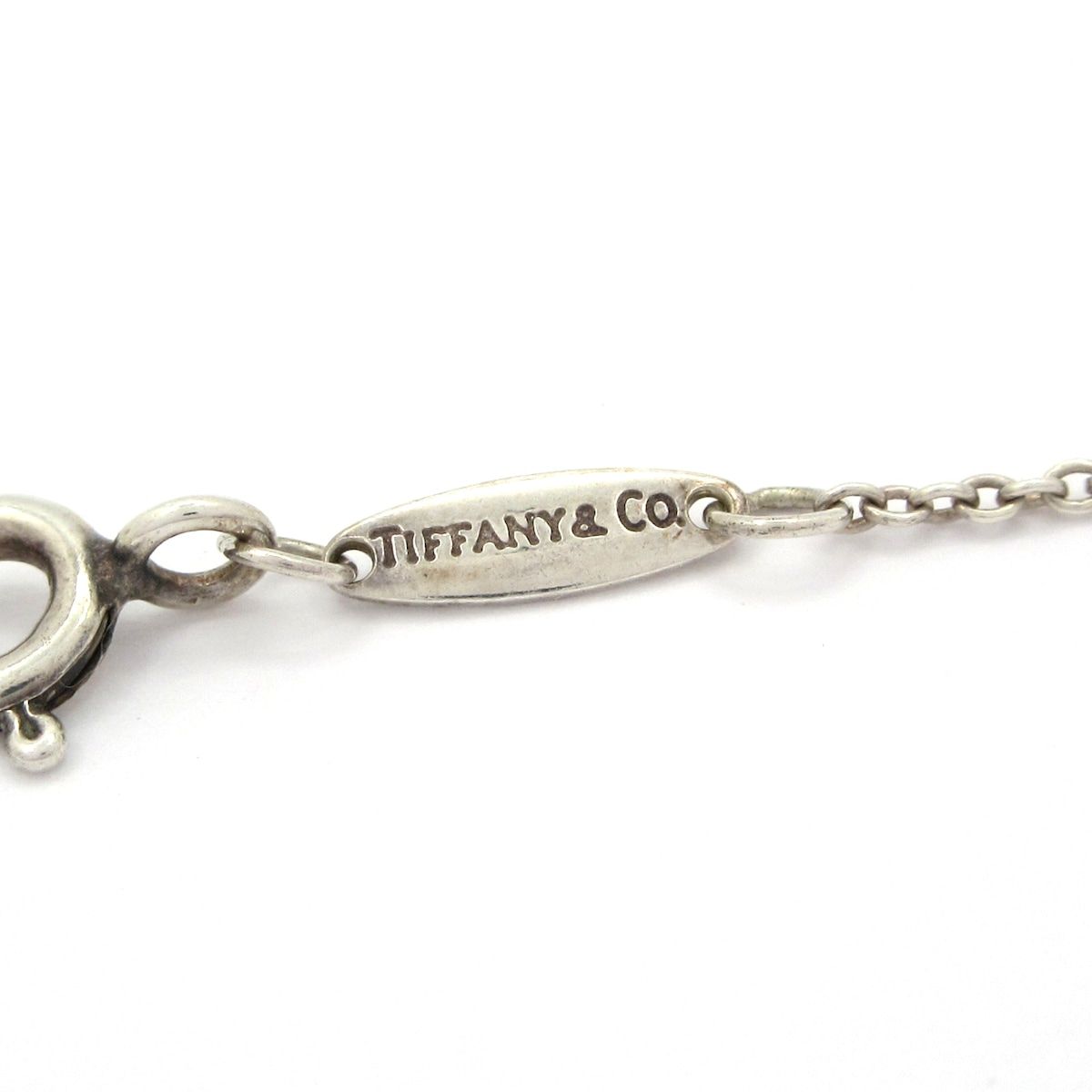 Tiffany & Co Necklace by the Yard Silver Diamond 0.1 Carat — view 5