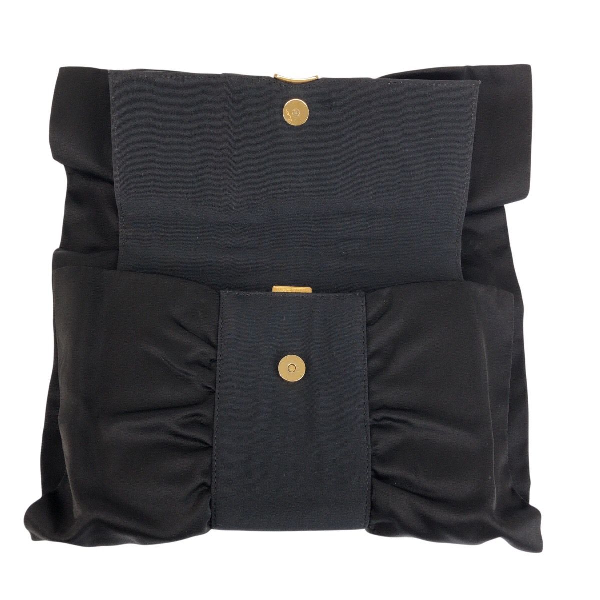Gucci Vintage Black Gold Satin 005 142 Clutch — view 6