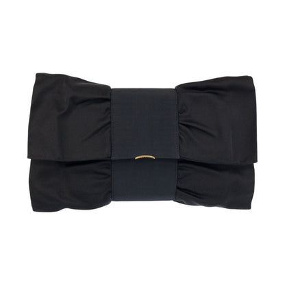 Gucci Vintage Black Gold Satin 005 142 Clutch